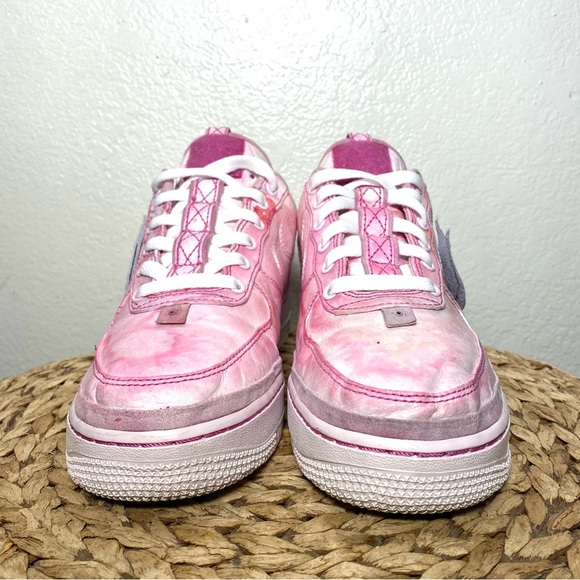 Nike Air Force 1 low pink all star custom dye - Picture 2 of 8